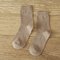 New Product Pumping Socks Japanese Wild Color In The Tube Socks Cotton Fashion Socks Women - Light Coffee