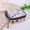 Cloth Waterproof Zipper Sanitary Napkin Cosmetic Storage Bag Coin Purse - Pink 1
