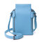 DREAME Women Solid هاتف Bag 6 بطاقة حامل حقيبة كروس بودي - أزرق