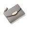 Stylish Small Short Wallet PU Leather Card Holder Coin Bag For Women - Gray