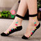 Women's Lace Antiskid Sock Summer Thin Breathable Middle Tube Socks - #1