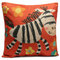 Cute Cartoon Animals Cotton Linen Throw Pillow Case Home Sofa Car Office Cushion Cover - F