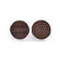 Mens Metal Wood Casual Wedding Party Bussiness Vogue Vintage Round Cufflinks - #4