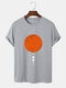 Mens Sun & Planet Graphic Printed Casual Everyday Cotton T-shirts - Gray