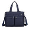 Large-Capacity Shoppping Bag  Multi-Portable Shoppping Bag Lightweight Shopping Bag Mummy’s  Shoppping Bag - Dark Blue