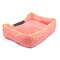 Detachable Washable Pet Dog Cat Bed Cushion House Soft Warm Kennel Mat Blanket - Pink