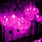 3 متر 20led بطارية فقاعة الكرة الجنية سلسلة أضواء حديقة حزب الميلاد الزفاف ديكور المنزل - زهري