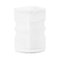 Rotatable Acrylic Cosmetic Case Bathroom Skin Care Plastic Storage Box - White