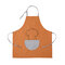 Multifunction Waterproof Kitchen Apron Sleeveless Cotton Linen Cooking Work Cloth for Home Kitchen Tool Working Tool - #3