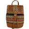 Ethnic style Straw Bag backpack  woven shoulder bag hollow stitching Bucket Bag - #10