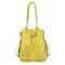 Women Casual Floral Print Crossbody Bag Ladies Elegant Shoulder Bag Travel Backapck - Yellow