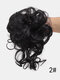 JASSY Women's High Temperature Silk Synthetic Curly Wig Elastic Hair Tie - #01