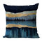 Funda de cojín de lino con paisaje abstracto moderno, sofá para el hogar, fundas de almohada para la decoración del hogar - #7
