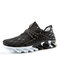 Men Fabric Breathable Light Weight Stylish Sport Casual Sneakers - Black