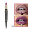 Double Head Colorful Lipstick Lip Liner Pen Long-Lasting Moisturizing Lip Stick Pen Lip Makeup - 12