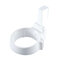 Door Hook Ring Portable Bathroom Hair Dryer Stand Organizer Hairdryer Holder Rack Plastic for Home H - White