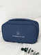 1PC Waterproof Bra Underwear Travel Business Zipper With Detachable Small Pocket Bag Portable Organizer Storage Bag - Navy