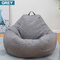70x80cm/80x90cm Linen Bean Bag Chairs Cover Sofas Lounger Sofa Chair Cover  Indoor Bean Bag Cover - Grey