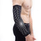 Men Thin Lycra Fabric Soft Elastic Breathable Sunshade Arm Sleeve Outdoor Climbing Riding Sleeve - Black & White