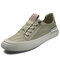 Men Ice Silk Cloth Breathable Non Slip Stylish Casual Shoes - Green