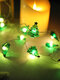1 PC PVC LED Christmas Snow Man Santa Claus Decoration String Lights For Christmas Party - Christmas tree