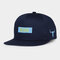 Men's Vogue Embroidery Adjustable Hat Cotton Cap Outdoor Sports Climbing Baseball Cap - Blue