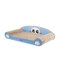 Apontador de papel ondulado para gato Padrão simples com sofá-cama traseiro Suprimentos para animais de estimação - #1