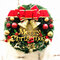 New Wreath Window Christmas Door Decoration Hanging Ornament Tree Garland Bell - #2