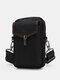 Retro Genuine Leather Simple Fashion All-match Classic Large-capacity Multi-pocket Phone Bag - Black