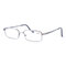 Mens Vintage Casual Comfortable Presbyopic Glasses Metal Square Frame Reading Glasses  - Grey