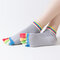 Women Yoga Socks Comfy Breathable Dispensed Non-slip Toe Socks - Light Grey