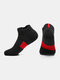 Men Cotton Non-slip Quick-drying Socks Breathable Sweat-absorbent Sports Socks - Black