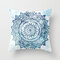45cm Mandala Cotton Linen Printing Pillowcase Home Car Sofa Cushion Cover - #7