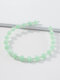 Trendy Simple Candy Color Round Beads Beaded Headband Hair Accessories - Green