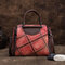 Women Genuine Leather Vintage Personalized Handbag Crossbody Bag - Red