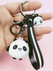 Winter Olympics Beijing 2022 Trendy Lovely Cartoon Panda Shape Plastic Pendant Wrist Strap Keychain - #02
