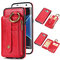Men Card Holder For iPhone6s/6s Plus/7/7Plus/8/8 Plus Samsung S8/S8 Plus/S7/S7 Edge Phone Case - Red