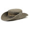 Men Foldable Breathable Adjustable Summer Cotton Fisherman Hat Outdoor Climbing Mesh Sunshade Cap - Dark Beige