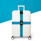 旅行荷物クロスストラップスーツケースバッグパッキングベルトラベル付き安全なバックルバンド - F