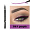 12 Colors Liquid Eyeliner Pen Fluorescence Long-lasting Waterproof Eyeliner Pen Eye Makeup - Purple