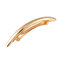 Trendy Hair Clip Alloy Mental Silver Gold Curve Simple Hair Accessories for Women - Gold