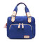 Casual Nylon Waterproof Tote Handbag Pattern Printing Shoulder Bag Crossbody Bags For Women - Blue