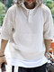 Malha masculina transparente manga curta sólida golfe Camisa - Branco