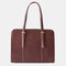 Femmes multi-poches grande capacité 15,6 pouces sac pour ordinateur portable porte-documents sac à main d'affaires sac à bandoulière fourre-tout - rouge