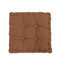 <US Instock>Confortável Soft Engrossar almofadas para cadeiras quadradas Almofada para cadeira de jantar de escritório Cor sólida Interior Externo - Café