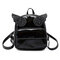 Women Laser Shoulder Bag Sequin Wings Backpack Cute Reflective Bag - Black
