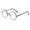 Round Spectacle Reading Glasses Metal Frame Glasses Presbyopia Male Female Retro Reading Eyeglass - Black