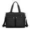 Women Nylon Large Capacity Handbag Multi-pocket Crossbody Bag - Black