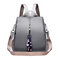 Women Oxford Cloth Waterproof Travel  Backpack - Gray