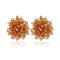 Boucles d'oreilles en perles de verre multicolores bohème Boucles d'oreilles géométriques en perles de riz exagérées - 07